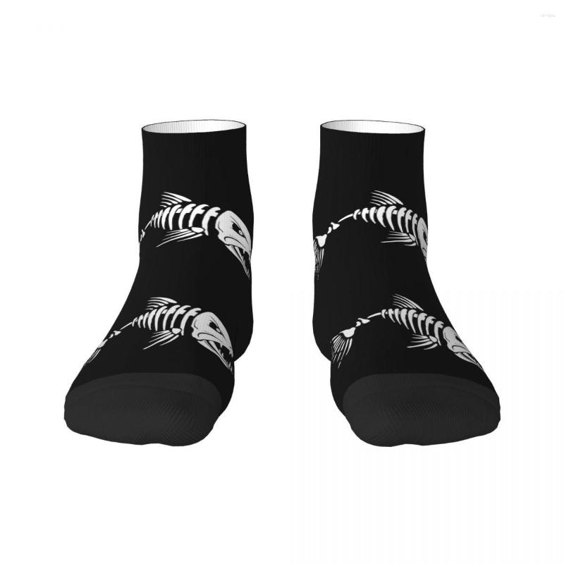 

Men's Socks Fish Bone Fishing Skeleton Dress Mens Womens Warm Fashion Crew