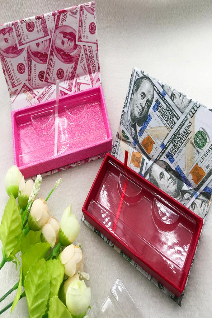 

Dollar money lashes box eyelashes empty lashes packing dramatic long magnetic lashes packing custom label logo4565720