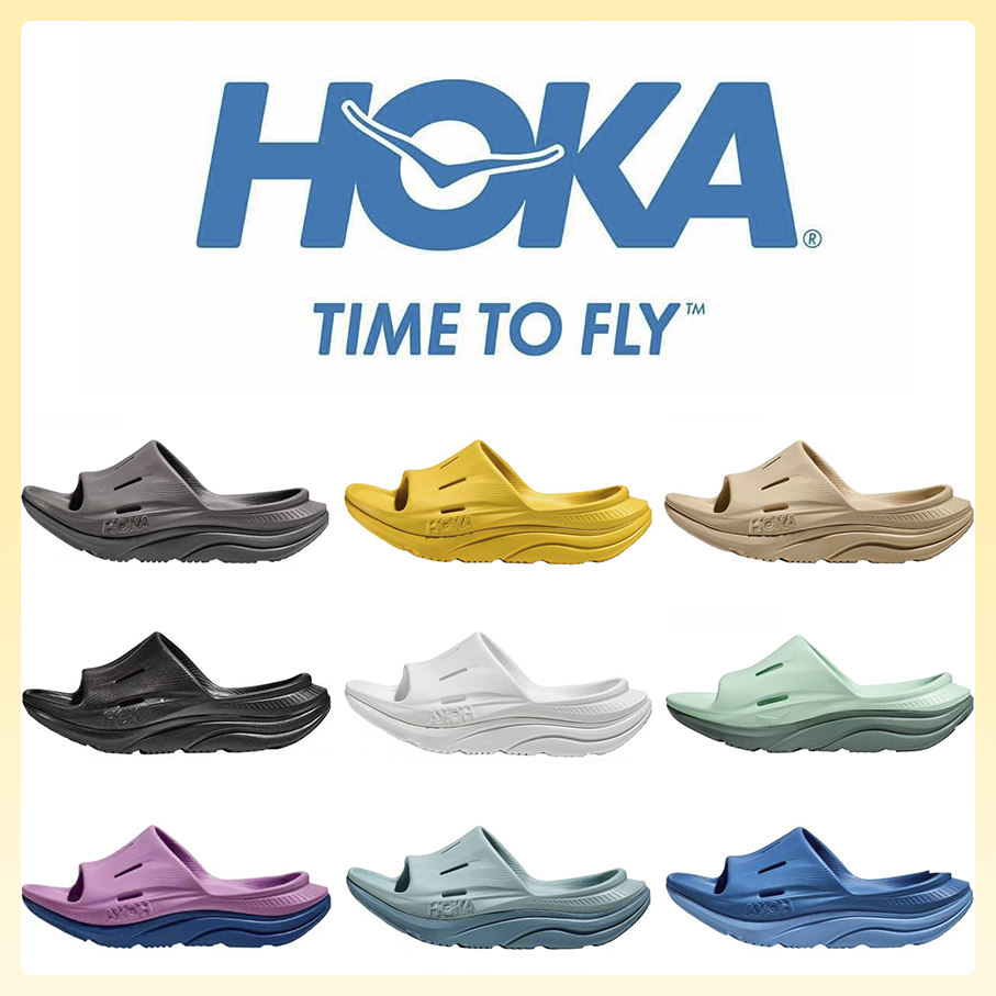 

Hoka One One Ora Recovery Slide 3 Hokas Slippers Designer Beach Sandal Summer Slides for Men and Women, Item#8