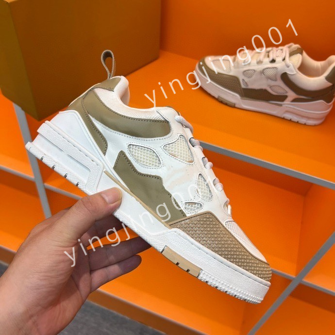 

New Hot Luxury Platform Designer Boots Low Casual Shoes Sneakers Women Mens Fashion Party Flat Leather Vintage Trainers, 01