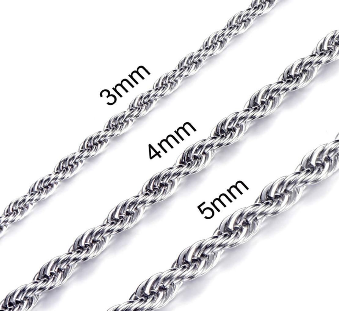 

ed chain necklace mens stainless steel fashion necklaces link chain for jewelry long necklace gifts for women Accessories9224800
