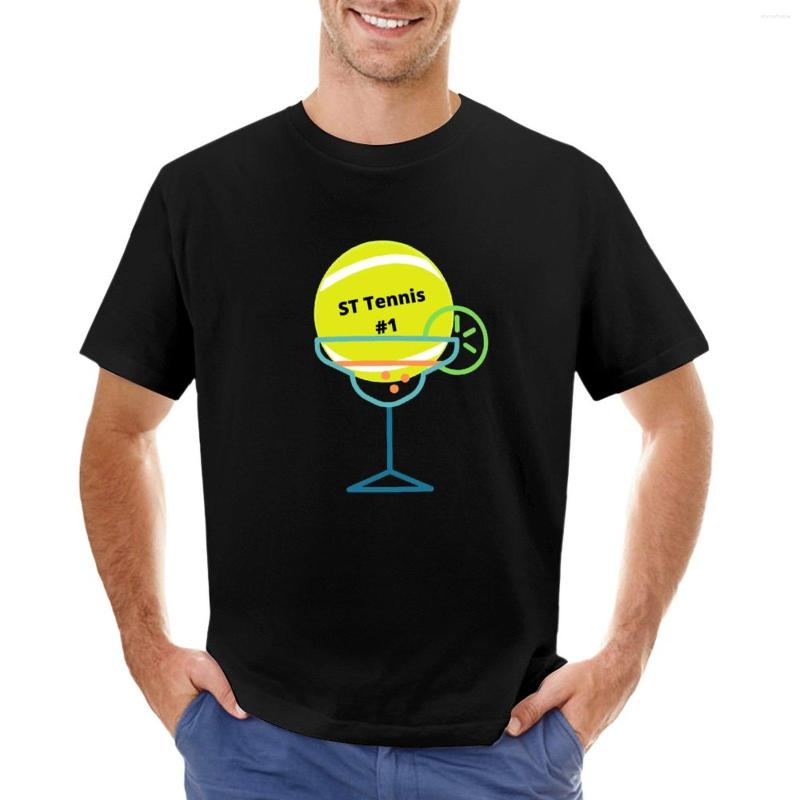 

Men' Polos ST Tennis T-Shirt Kawaii Clothes Short Sleeve Plus Size Tops Anime Mens Workout Shirts, Black