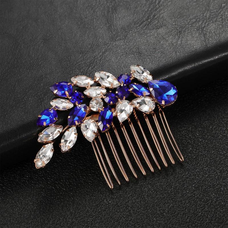 

Hair Clips Shiny Rhinestone Combs For Bride Wedding Accessories Simple Bridesmaid Jewelry Sparkly Crystal Hairpins Headpieces