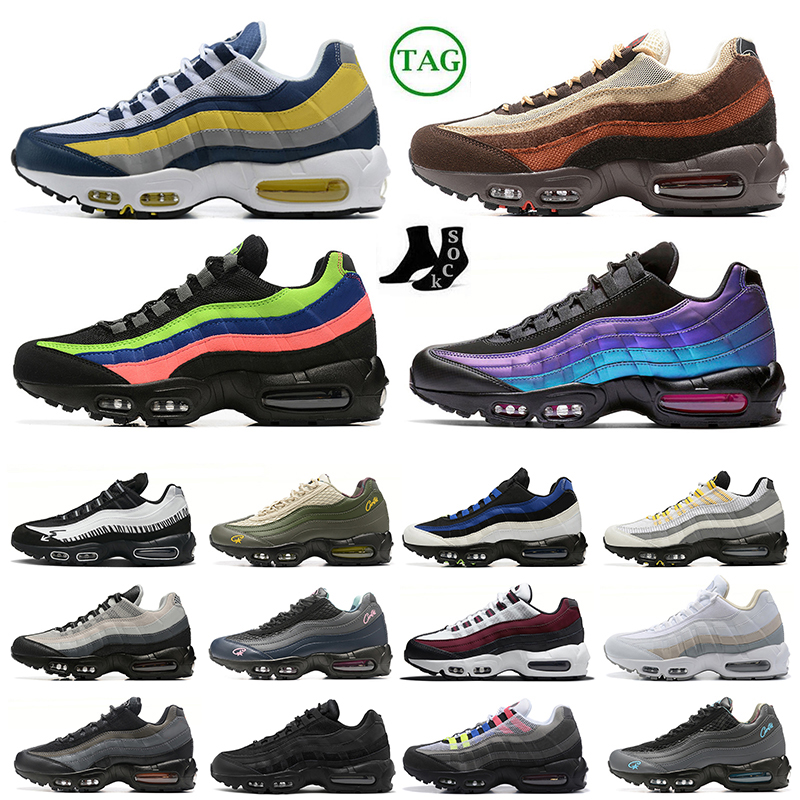 

Mens Designer OG 95 Running Shoes Amaxs 95s Runner Athletic Sports Size 12 Black Neon Sequoia Pink Beam Aegean Storm Sketch Clssic Greedy Sneakers, A47 40-46