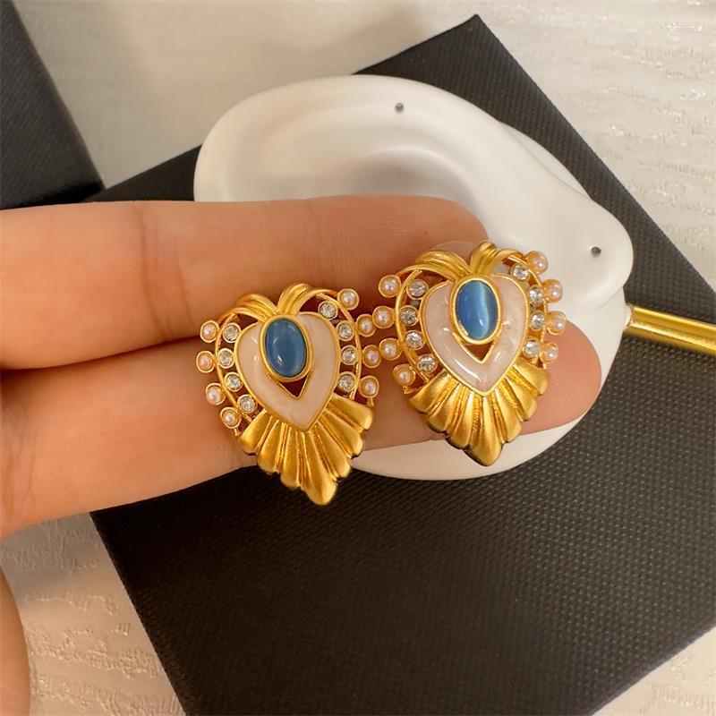 

Dangle Earrings LONDANY Earings European And American Fashion Retro For Women French Niche High-end Blue Vintage