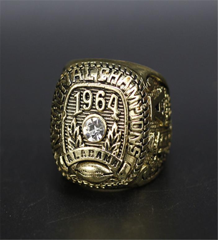 

1964 Alabama Crimson Tide College Football National Championship Ring man fashion zinc alloy sports jewelry8286827