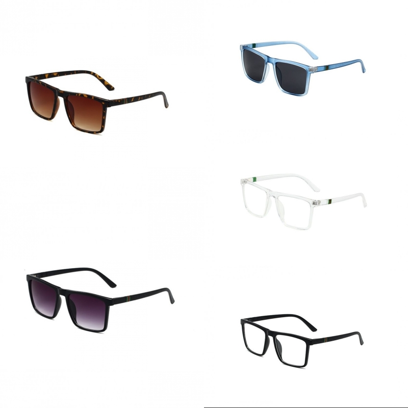 

Luxury sunglasses for women square designer glasses plastic frame Sonnenbrille red green stripe decor polarized sunglasses ins nice looking PJ093 E23