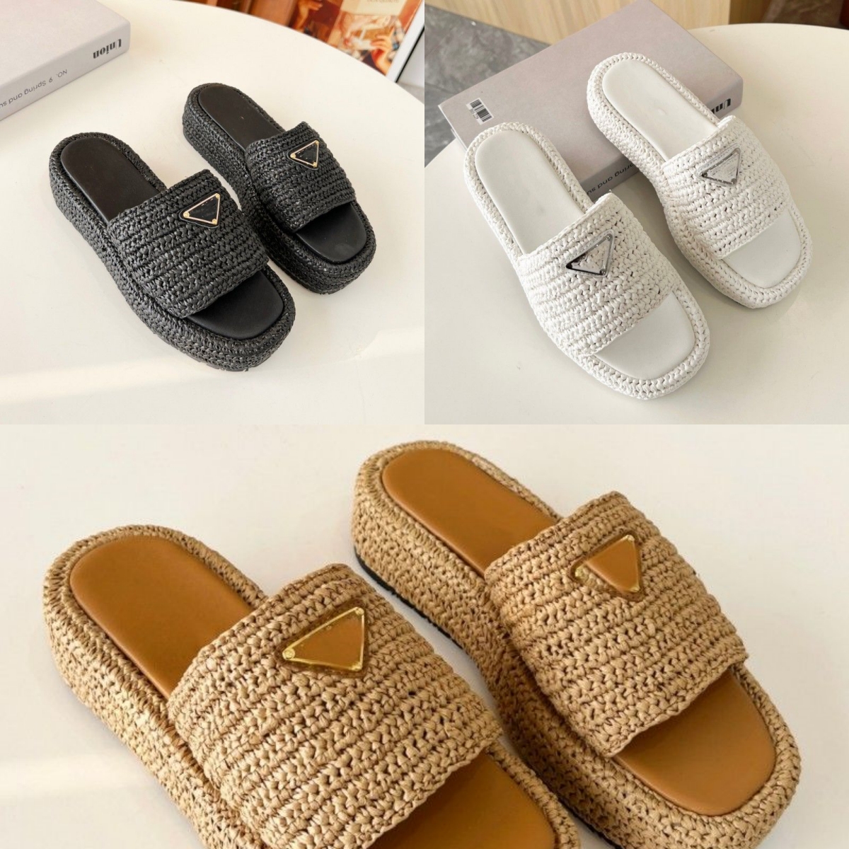 

With Box Slippers Women pantoufle Thick bottom Sandals Mules Oran sandal Flip Flops Summer h sandals Slides Designer Slides Women Hotel Outdoor 35-42