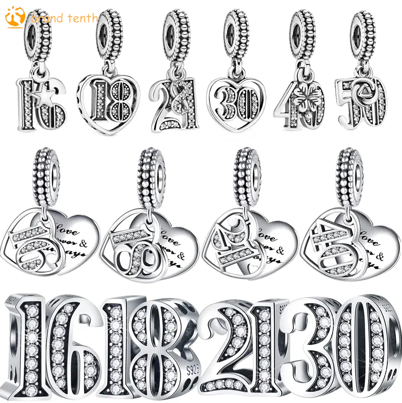 

925 Sterling Silver for pandora charms authentic bead Pendant women Bracelets beads Plata De Ley 925
