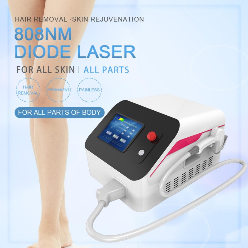 

Quick Safe 808nm Diode Laser Epilation Machine Body And Face Permanent Laser Hair Removal Skin Rejuvenation Beauty Equipment Salon Commercial Use