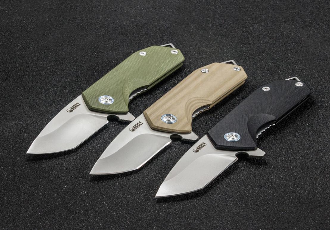 

Kubey ChubbyKU203 Small Folding Pocket Knife Tanto D2 High Carbon Steel Blade G10 Handle For Everyday Carry5366465