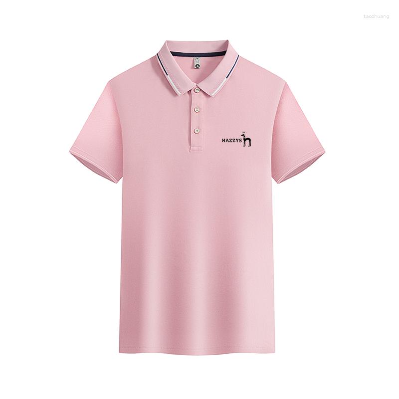 

Men's Polos Men's Polo Shirt 2023 Summer Neck Print Breathable Slim Fit T-shirt Casual Versatile Sport