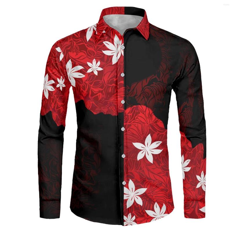 

Men's Casual Shirts Polynesian Tribal Tongan Totem Tattoo Tonga Prints XS-6XL Summer Men's Shirt Cardigan Long Sleeve Thin And, Wmy22030706f70