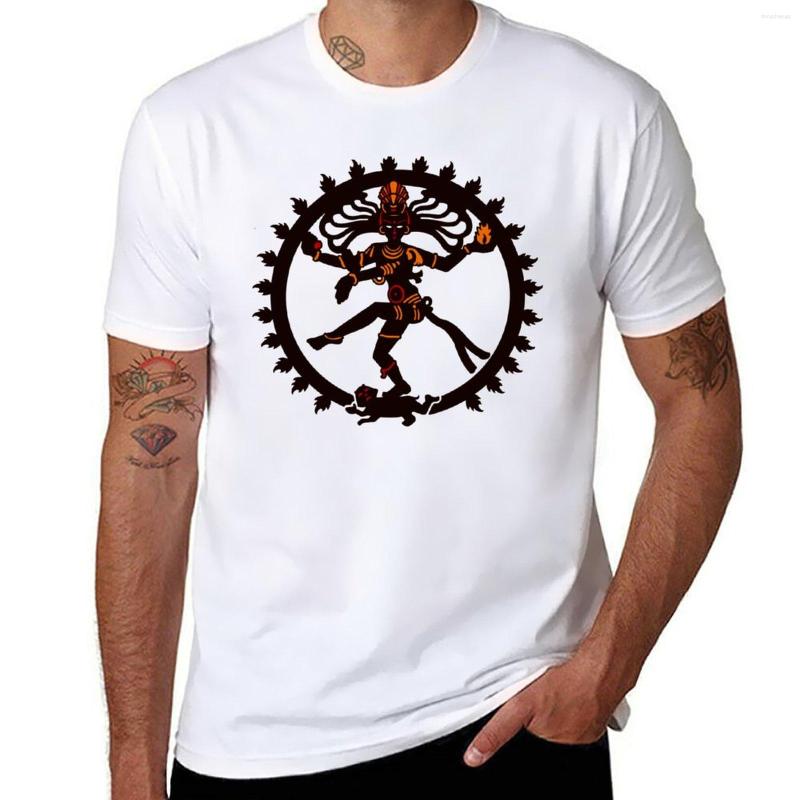 

Men's Polos Shiva God Hindu T-Shirt Man Clothes Aesthetic Mens Graphic T-shirts, Dark coffee