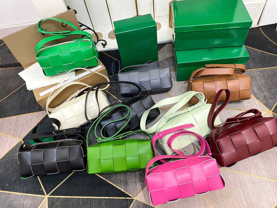

Multi-color Woven Designer Bag Luxury Shoulder Bags Fashion Simple Square Womens High Quality Crossbody Bags Mobile Phone Leather Handbag, 2-1