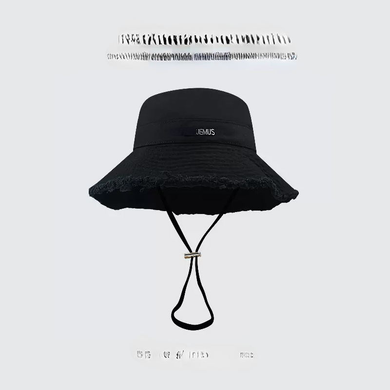 

Women's Summer Washed Big Brim Vacation Burrs Hang Rope Sun Protection Sun Hat Outdoor Alpine Caps