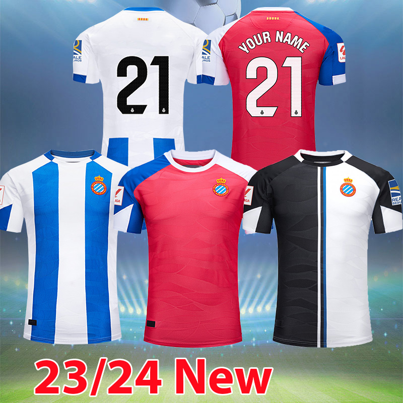 

2023 2024 RCD Espanyol R.D.T Soccer Jerseys 23 24 PUADO CALERO CABRERA DANI JARQUE Football Shirt PACHECO GRAGERA OLIVAN S.GOMEZ Camiseta Top Quality Adult Kits Uniform, 23 24 home
