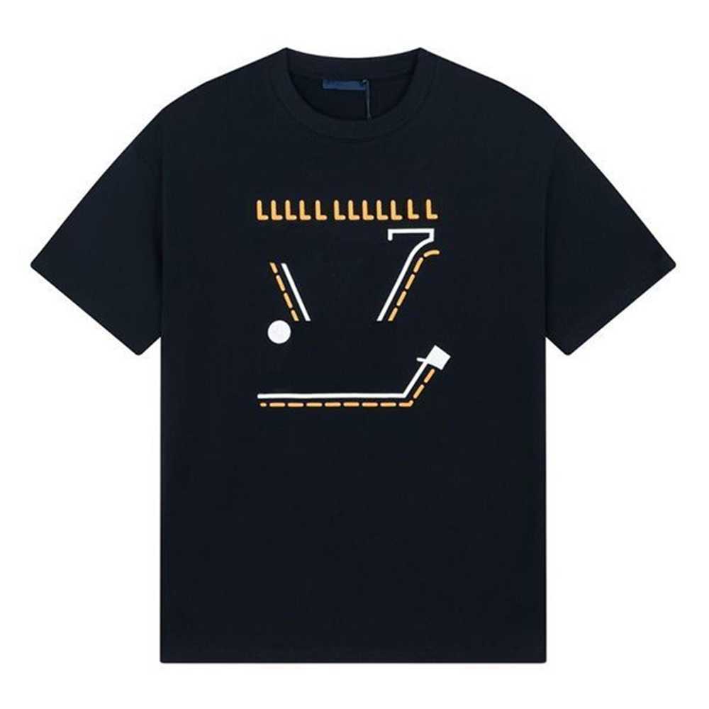 

designer Famous Mens High Quality T Shirt Letter Print Round Neck Short Sleeve Black White Fashion Men Women Tees ZUZ8, 21