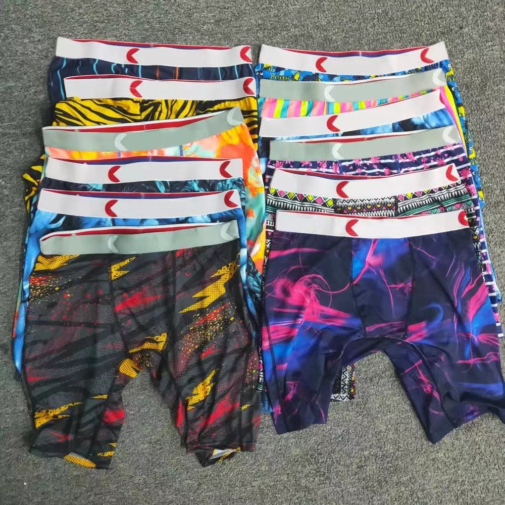 

Bulk promotion boxer briefs mens Underpants underwears Random styles sports hip hop underwear street quick dry Mixed color sending boxer 8888