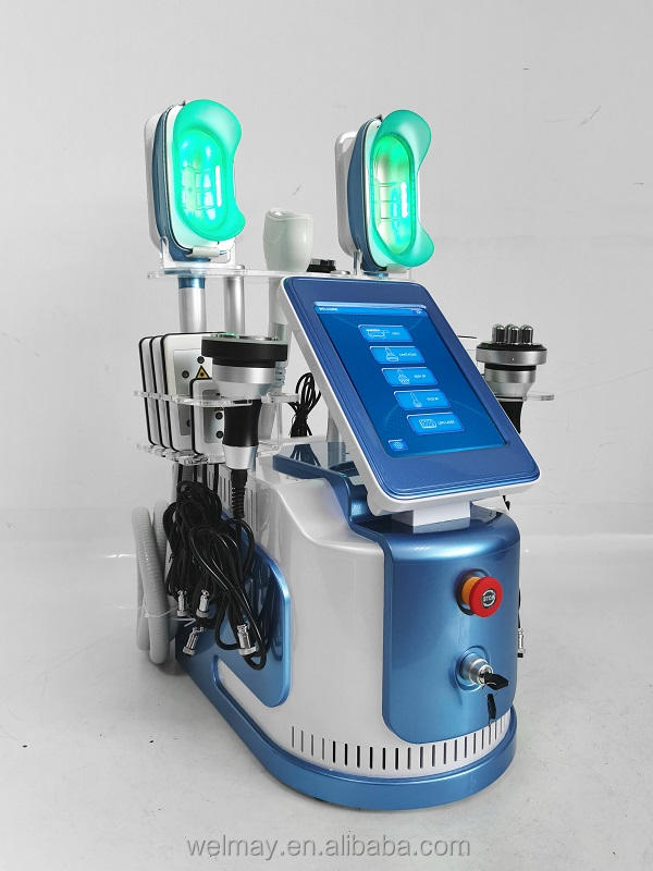 

6 In 1 Rf Vacuum 40k Double Chin 360 Freezing Body Contoring Machine Fat Freezing Cryolipolysis Slimming Machine