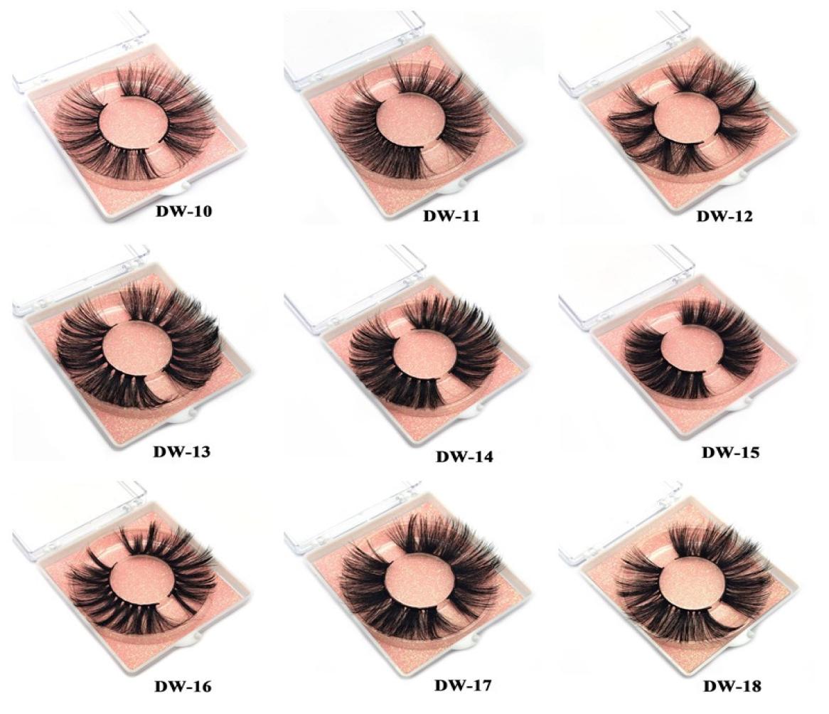 

Mink Eyelashes 25mm Lashes Fluffy Messy 3D False Eyelashes Dramatic Long Natural Lashes Makeup Mink Lashes with square box7824977