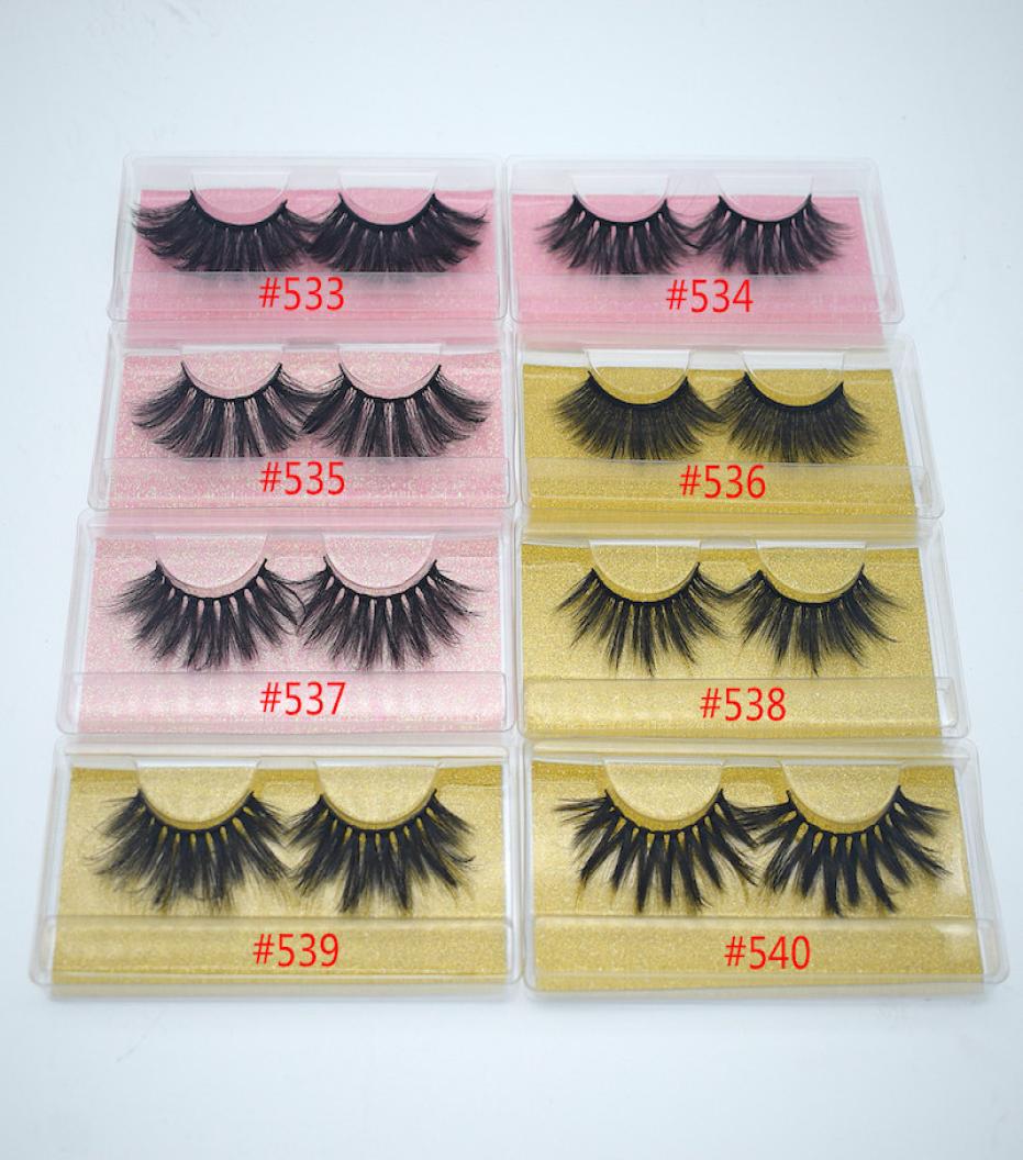 

5D 2025mm 3D Mink Eyelashes 8 styles Eye makeup Mink False lashes Soft Natural Thick Fake Eyelashes 3D Eye Lashes Extension Beaut7787582