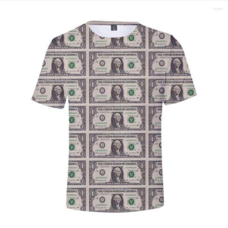 

Men's T Shirts US Dollar Money 3D Print Shirt Women Men Boys Girls Summer Fashion O-neck Short Sleeve Funny Tshirt Graphic Tees Streetwear, 006