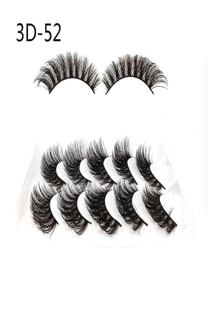 

Europe and the United States 3D473D55 EYELASHES OF 5 Pairs 3D Fake Eyelashes Long Thick Natural False Eye Lashes Set Mink eyelash3224618