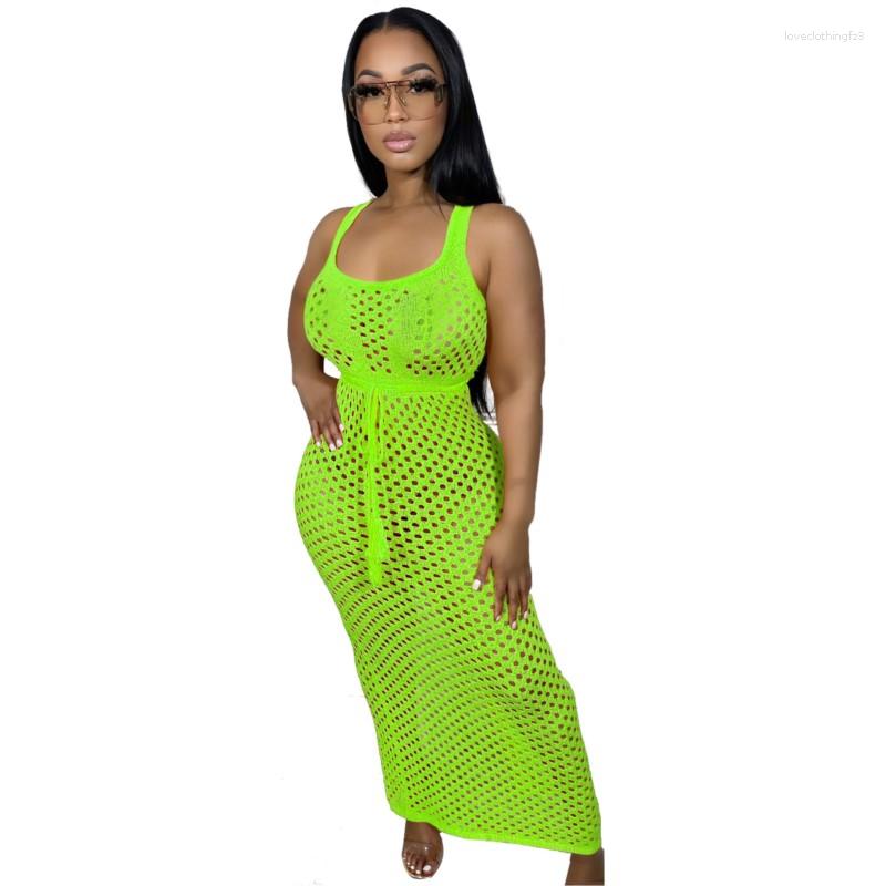 

Women' Swimwear 2023 Black Crochet Tunic Sexy See Through Hollow Out Mesh Dress Women BeachWear Solid Bikini Beach Cover Up, Light blue