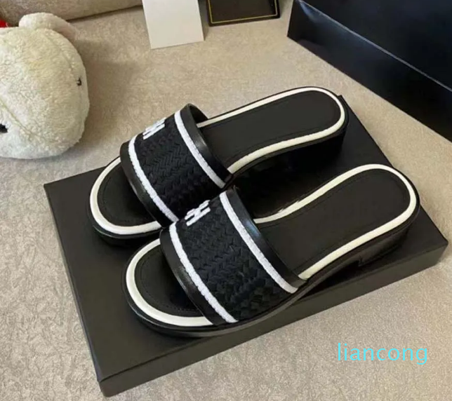 

Luxury Designer women Slippers Warm Letters Comfortable Girl Flip Flop Slipper Sandal Beach, #9