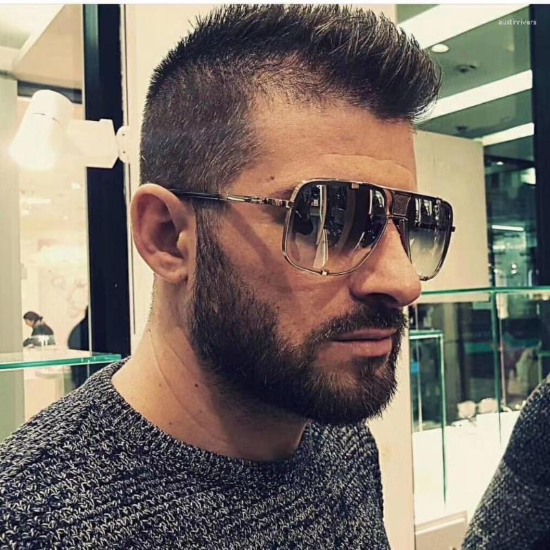 

Sunglasses High-Quality 2087 Brand Designer Metal Frame Pilot Men Fashion Oval Women Sun Glasses UVProtection Outdoor Eyewear