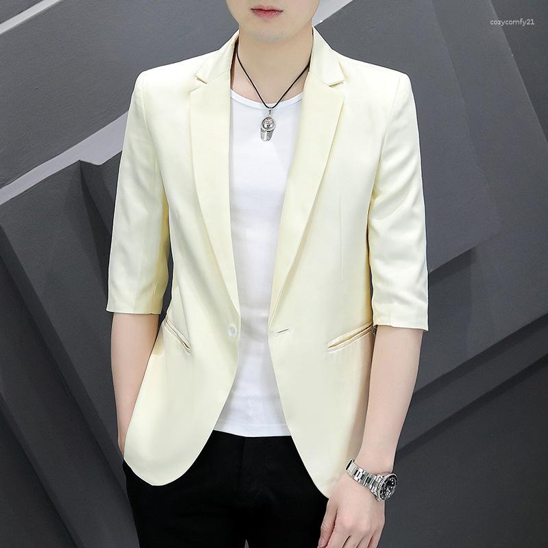 

Men's Suits B1843-Men's Casual Spring And Autumn Suit Men's Loose Coat 1111