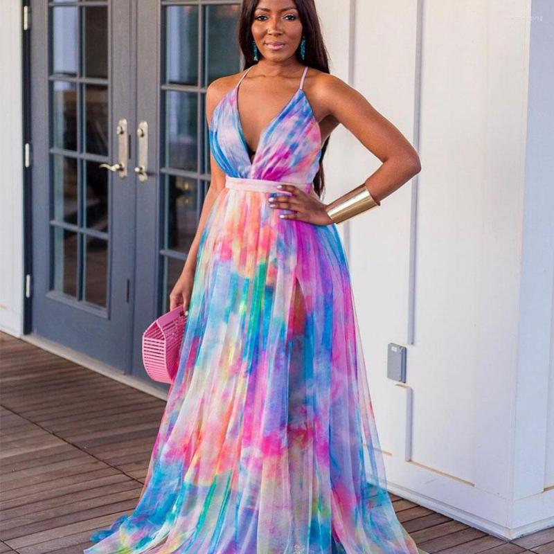 

Ethnic Clothing Long Skirt Digital Printing European American Fashion Style Dashiki Patchwork Pleated African Clothes Women Christmas Robe