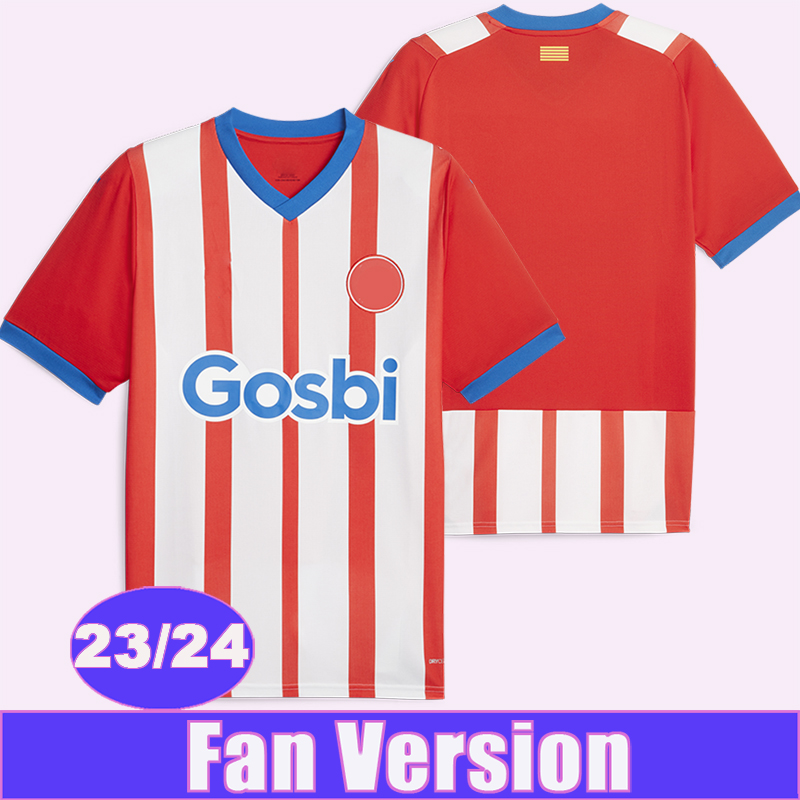 

2023 24 JUANPE .BUENO Mens Soccer Jerseys BERNARDO ALEIX GARCIA STUANI Home Football Shirts Girona Short Sleeve Uniforms, Qm16064 23 24 home no patch