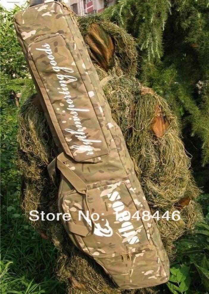 

Tactical Hunting 47 inches 105 inch 12m Heavy Duty Gun slip Bevel Carry Bag Rifle Case With Padding Shoulder Strap for 2 Guns Ba5052658, Coffee