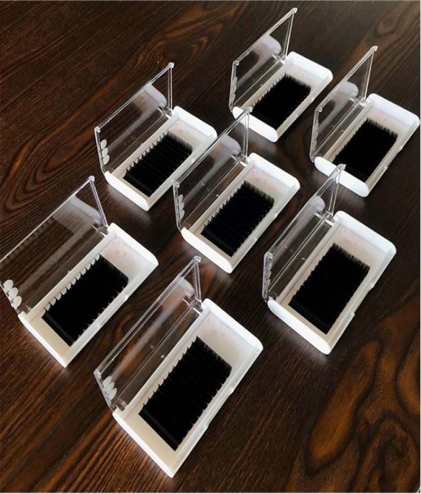 

12 Rows Faux mink individual eyelash extension 10 cases cilia lashes extensions for professionals soft eyelashes extensionss priva8330483