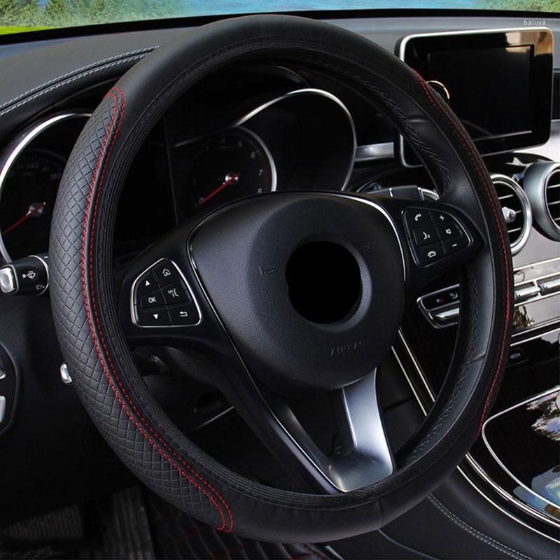 

Steering Wheel Covers Car Cover Anti Slip Breathable Protector Auto Styling Accessories For 37-39cm