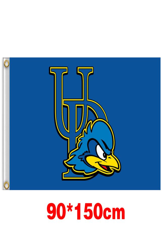 

Delaware Fightin Blue Hens University College Flag 150CM90CM 3X5FT Polyester Custom Any Banner Sports Flag flying home garden o1935778