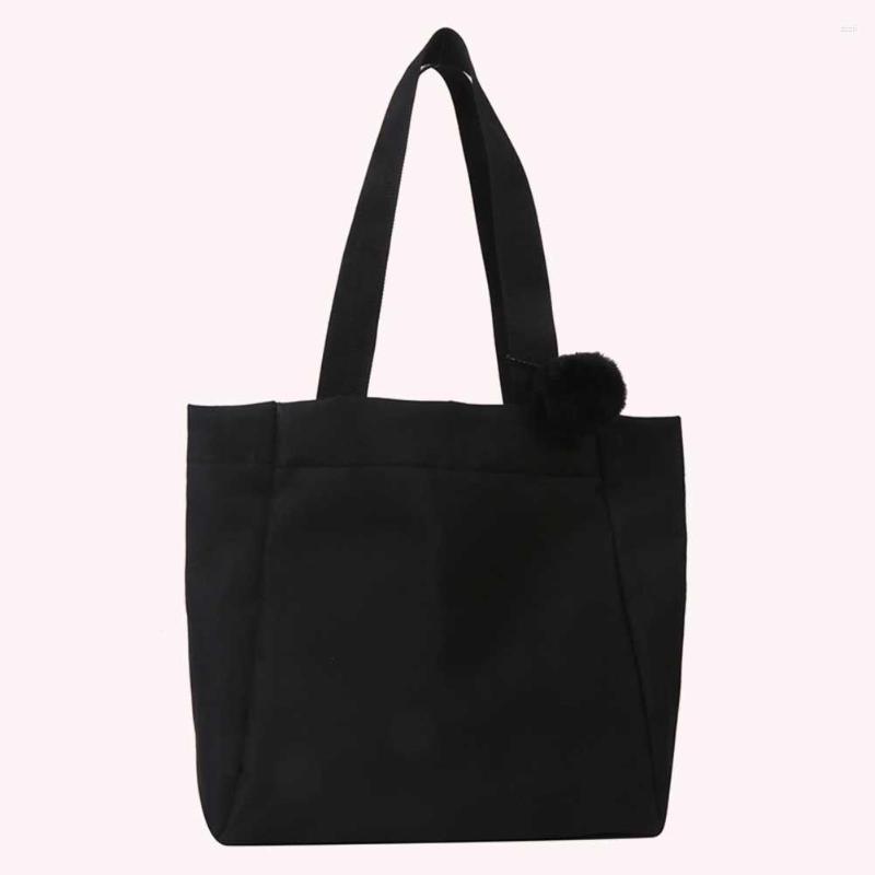 

Evening Bags Women Underarm Bag Solid Color Casual Shoulder For Travel Gift Large Tote Book Female Clutch Shopping, Black