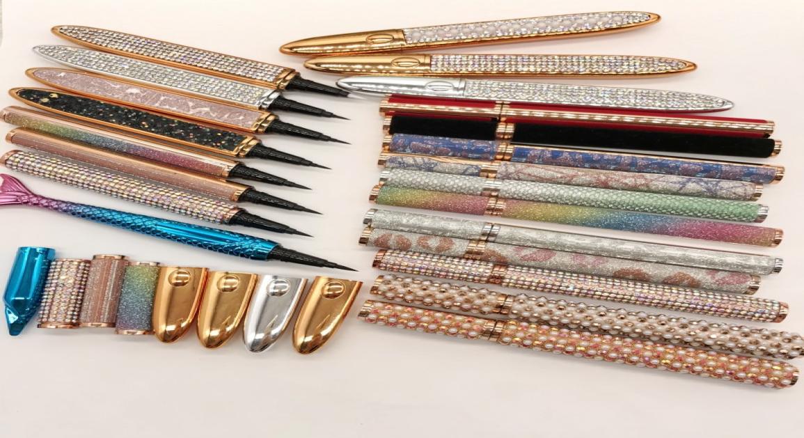 

False Eyelash Magic Self Adhesive Liquid Eyeliner Glue Pen for Mink Eyelashes 2 In 1 Glue Long Lasting Waterproof Eye Liner P6351012, Sky blue