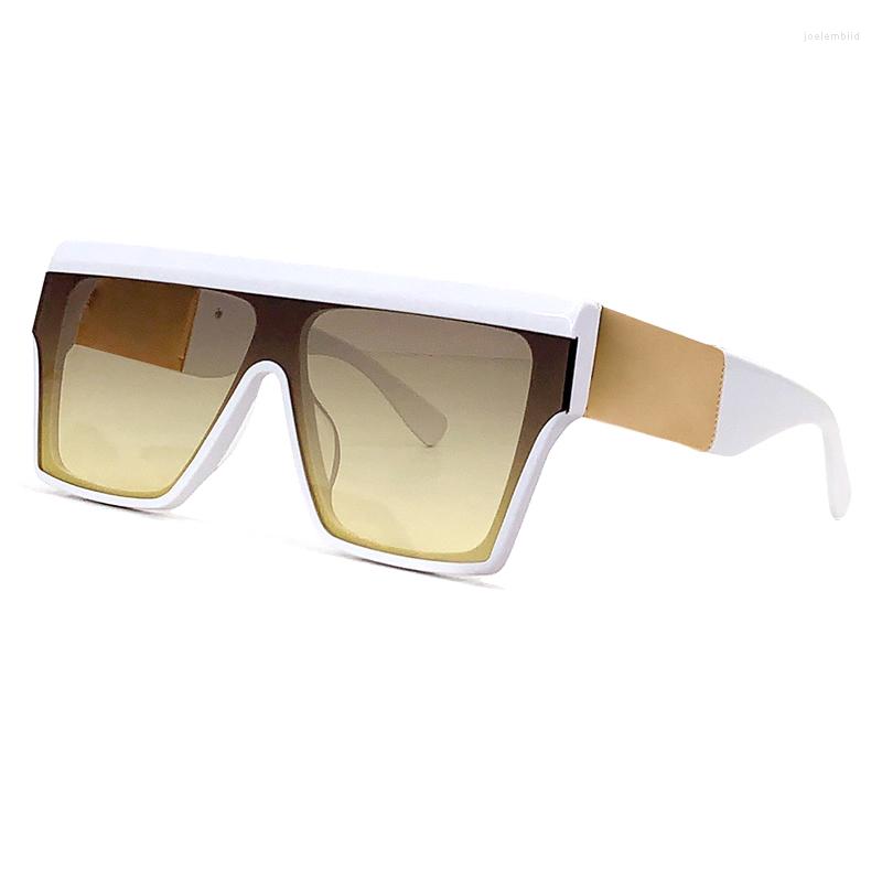 

Sunglasses 2023 Square One Piece Design Gradient Lens UV400 Protection Shades Gafas De Sol Mujer Highest Quality