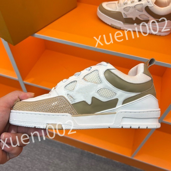 

Top Hot Luxury Designer Casual Shoes Men Women Sneakers Technical Fabric Breathable Shoes Chunky Rubber Sole Walking Party shoes, 01