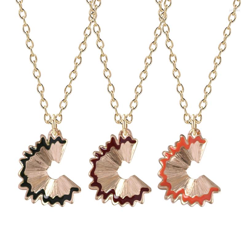 

Pendant Necklaces Fashion Creative Female Necklace Pencil Fragments Irregular Shape Alloy Material Temperament Girl Jewelry Gift