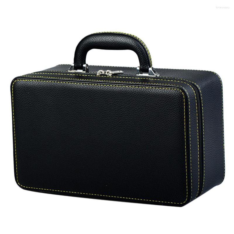 

Jewelry Pouches Portable Box Necklace Storage Organizer Case PU Leather Cabinet Gift For Women Girls