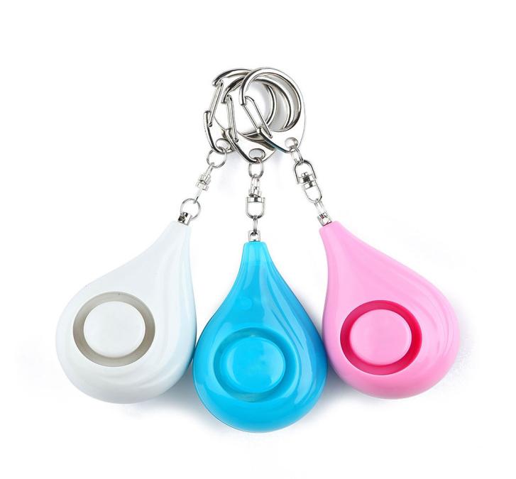 

3 colors Safe Personal Handy Alarm Selfdefense Keychain Emergency Attack Antirape Personal Safety Security Alarm 130dB1283950