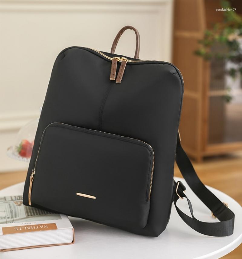 

School Bags CFUN YA Fashion Women Backpack Oxford Waterproof Outdoor Travel Students Schoolbag Female Bag Pack Large Capacity Lady Rucksack, Black