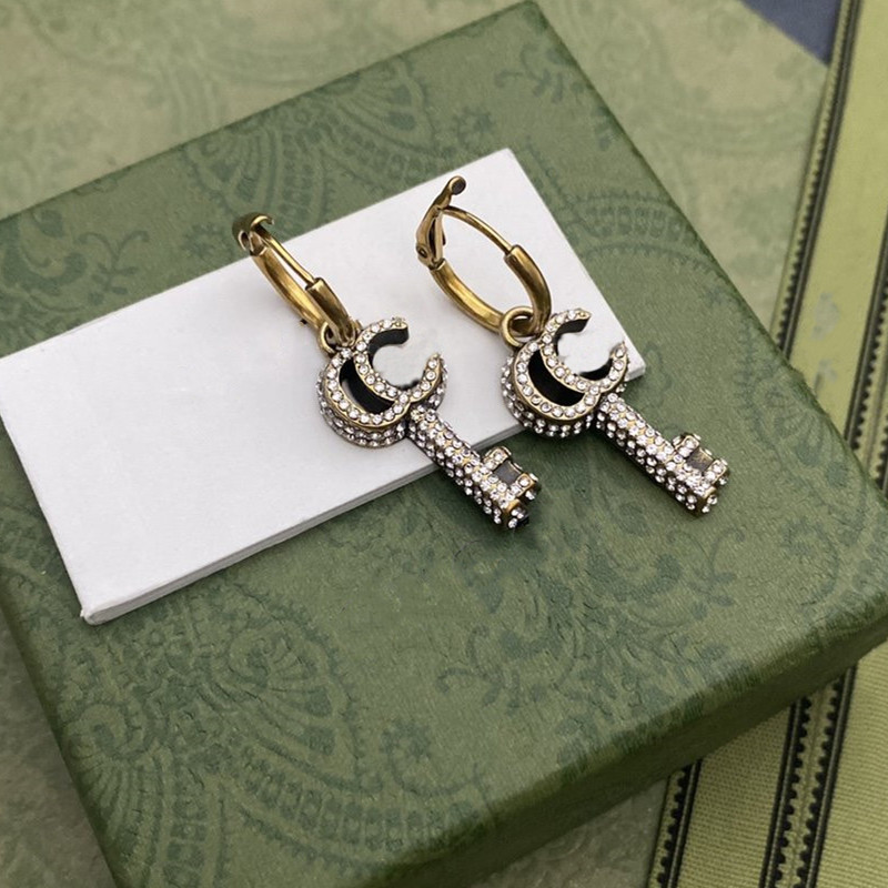 

18K Gold Plated Designers Brand Earrings Designer Letter Ear Stud Women Crystal Pearl Geometric Earring for Wedding Party Jewerlry Accessories-38