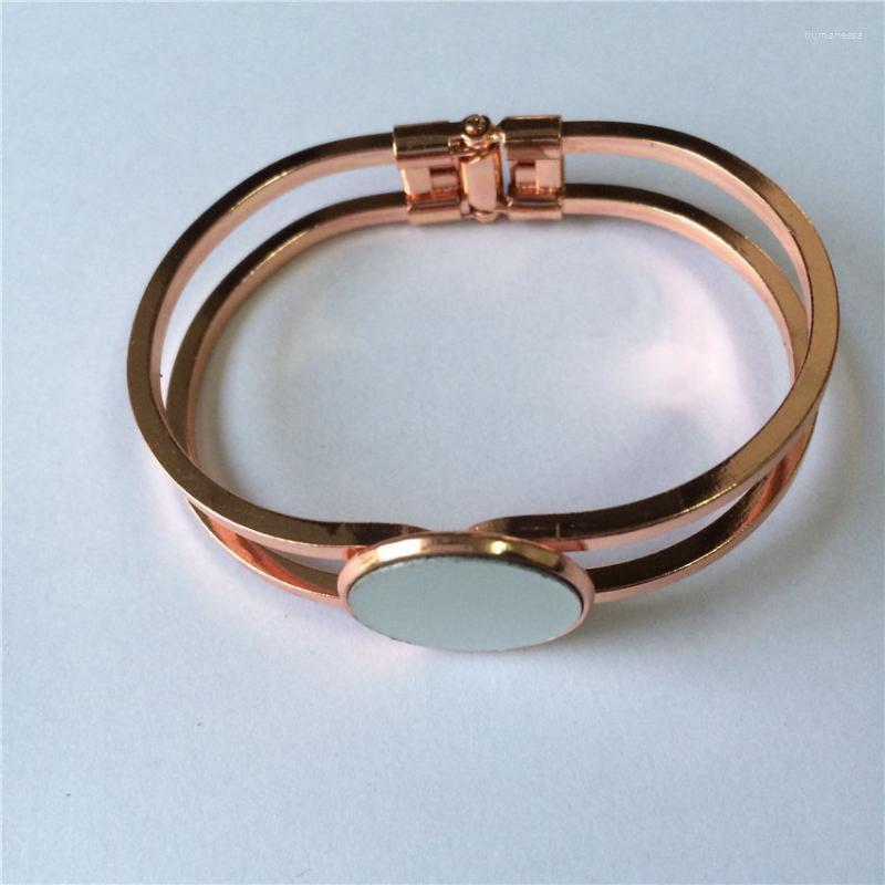 

Bangle Retro Vintage Bangles For Sublimation High Quality Copper Bracelets Jewelry Women Consumable Diy Material 20MM Raym22