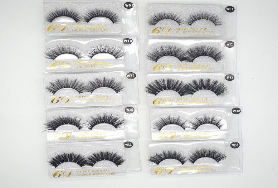 

10 styles 3d Mink Hair Fake Eyelash mink HAIR false eyelashes natural Extension fake Eyelashes Reusable DHL 2029577