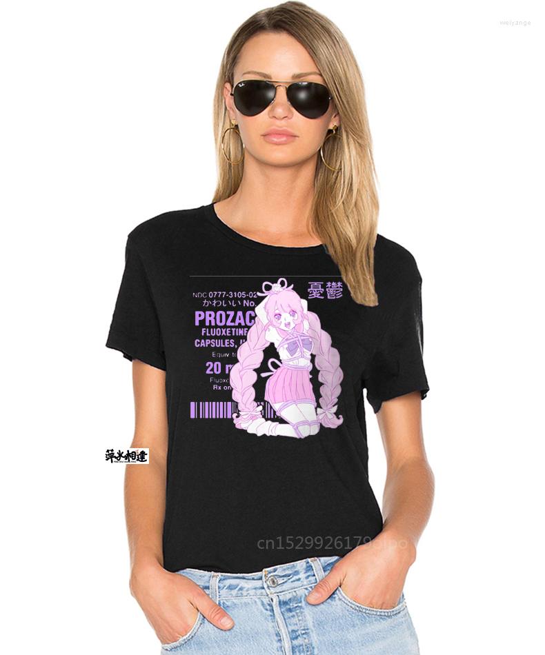 

Women's T Shirts Pr0Zac For Men Women Shirt Tops Summer Cotton - Big Size S 6XL Menhera Shibari Anime Kawaii Schoolgirl Pastel Pink, Pink(women)